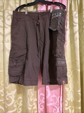 UNIONBAY Men's Dark Brown Cargo Shorts